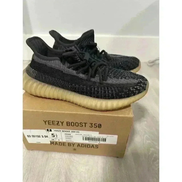 Adidas Yeezy Boost 350 V2 Carbon Asriel Men Size 5 1/2 FZ5000 - Picture 3 of 11